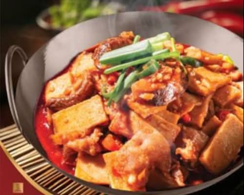 HP2.干锅豆腐 Stir Fried Tofu in Sichuan Dry Pot